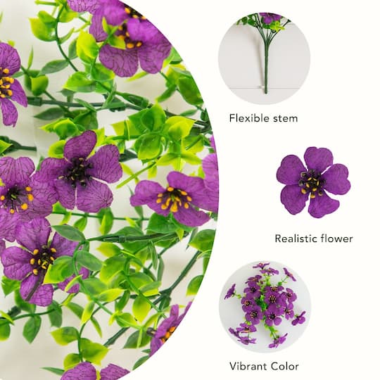 13" UV Resistant Artificial Daisy Bushes